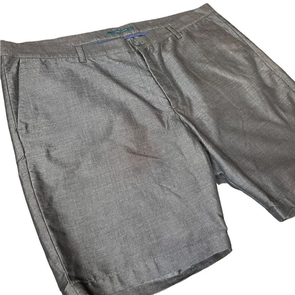 Perry Ellis slim fit casual shorts grey size 42